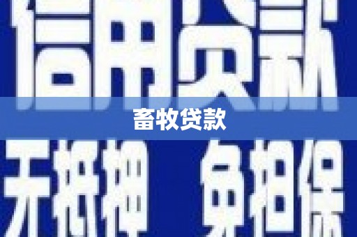 北区畜牧贷款