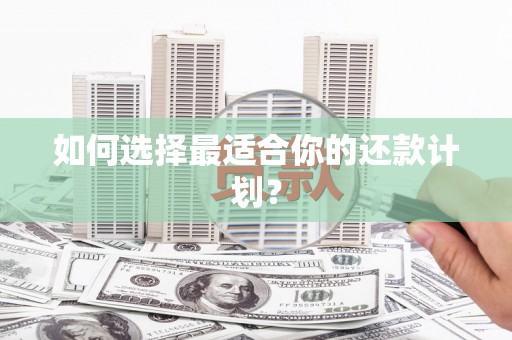 北区如何选择最适合你的还款计划？