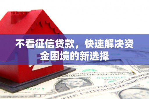 北区不看征信贷款，快速解决资金困境的新选择
