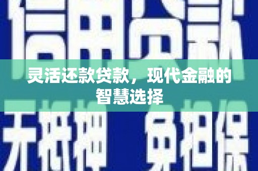 北区灵活还款贷款，现代金融的智慧选择
