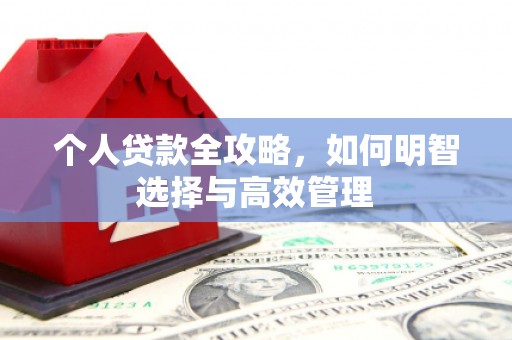 北区个人贷款全攻略，如何明智选择与高效管理